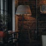 Przytulny salon w stylu vintage z miękkim świat